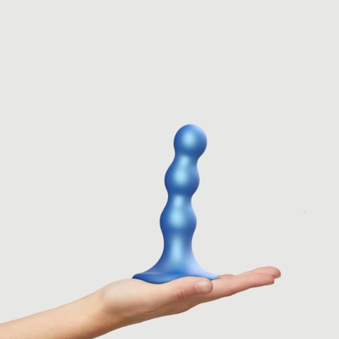 Dildo potrójne kulki fioletowe idealne do strap-on Dildo potrójne kulki fioletowe idealne do strap-on