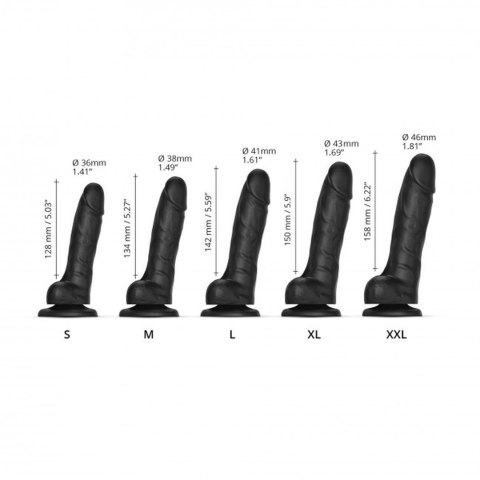 Dildo realistyczne sliding skin black s Dildo realistyczne sliding skin black s