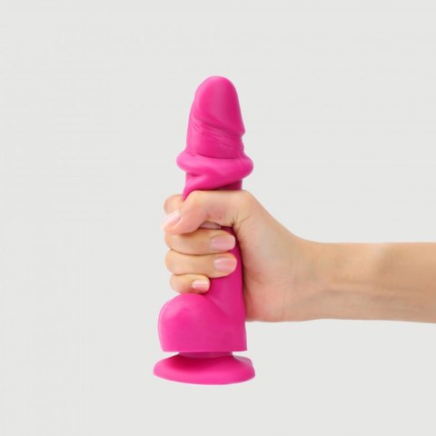 Realistyczne dildo sliding skin fushia m Realistyczne dildo sliding skin fushia m