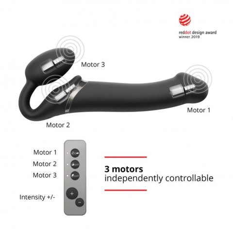 Strap-on z podwójną stymulacją punktu G i wibracją Strap-on z podwójną stymulacją punktu G i wibracją