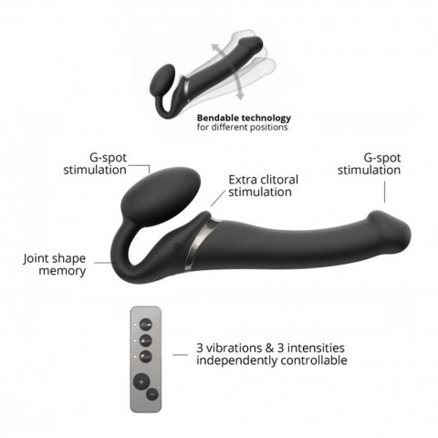 Strap-on z podwójną stymulacją punktu G i wibracją Strap-on z podwójną stymulacją punktu G i wibracją
