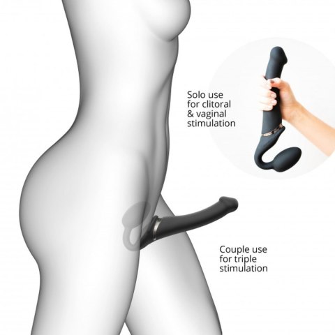 Strap-on z podwójną stymulacją punktu G i wibracją Strap-on z podwójną stymulacją punktu G i wibracją