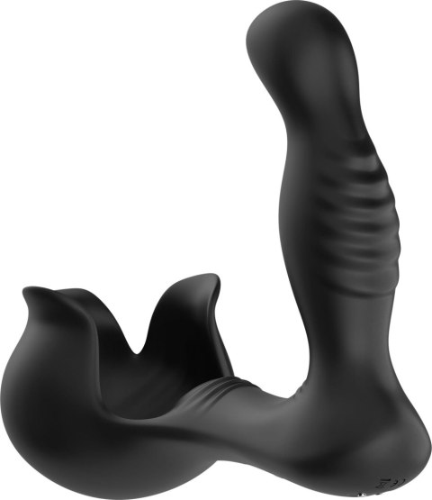 Wibrujący masażer prostaty jąder 2*9 trybów 15cm Wibrujący masażer prostaty jąder 2*9 trybów 15cm