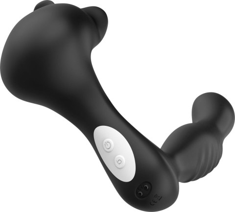 Wibrujący masażer prostaty jąder 2*9 trybów 15cm Wibrujący masażer prostaty jąder 2*9 trybów 15cm