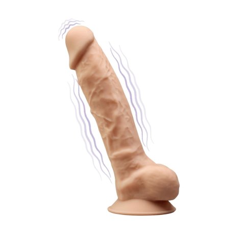 Duże wibrujące dildo z mocną przyssawką 20,3 cm