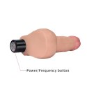 Realistyczny wibrator penis z jadrami 17 cm