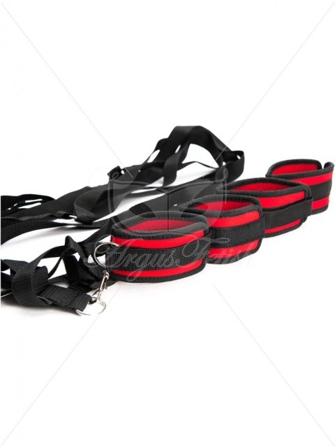 Red Wrist And Ankle Bed Restrain Red Wrist And Ankle Bed Restrain