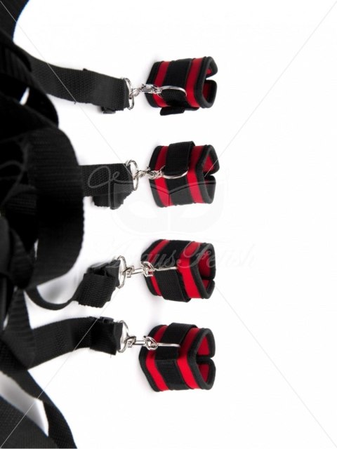 Red Wrist And Ankle Bed Restrain Red Wrist And Ankle Bed Restrain