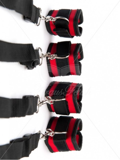 Red Wrist And Ankle Bed Restrain Red Wrist And Ankle Bed Restrain