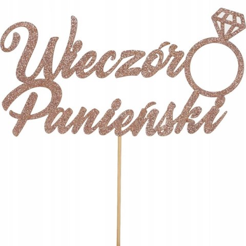 Wieczór panieński papierowy topper na tort Wieczór panieński papierowy topper na tort