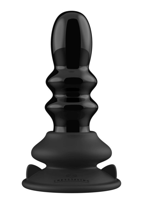 Dildo szklane z wibracjami na przyssawce Dildo szklane z wibracjami na przyssawce