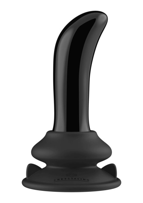 Dildo z odczepianą przyssawką szklane wibrujące Dildo z odczepianą przyssawką szklane wibrujące