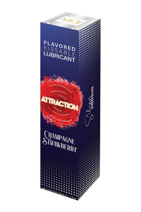 LUBRICANT ATTRACTION CHAMPAGNE STRAWBERRY 50 ML LUBRICANT ATTRACTION CHAMPAGNE STRAWBERRY 50 ML