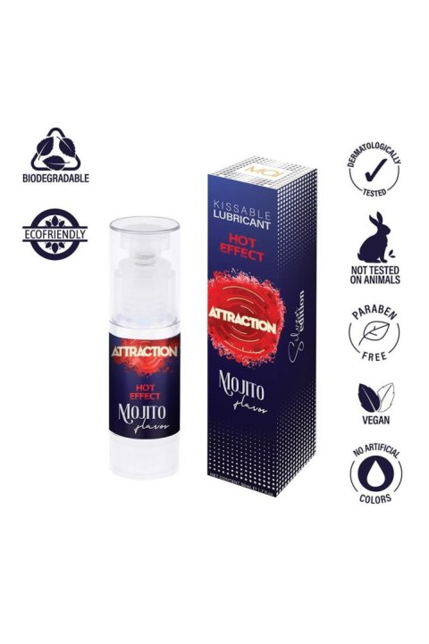LUBRICANT ATTRACTION HEAT MOJITO 50 ML LUBRICANT ATTRACTION HEAT MOJITO 50 ML