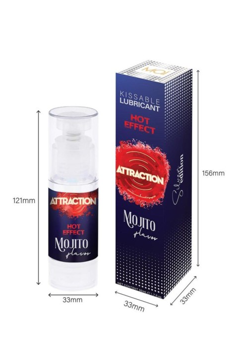 LUBRICANT ATTRACTION HEAT MOJITO 50 ML LUBRICANT ATTRACTION HEAT MOJITO 50 ML