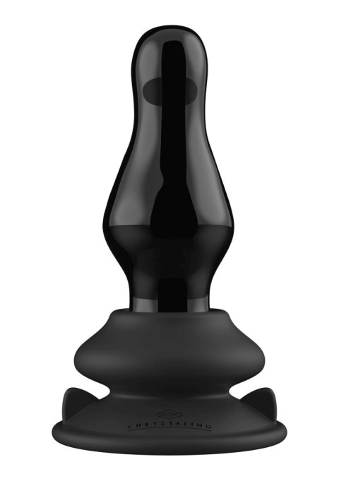 Małe szklane dildo z wibracjami z przyssawką Małe szklane dildo z wibracjami z przyssawką