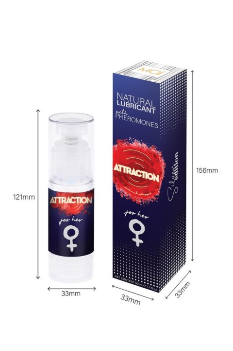 Naturalny lubrykant z feromonami dla kobiet 50ml Naturalny lubrykant z feromonami dla kobiet 50ml