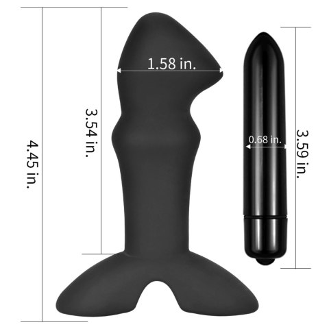 Stylowy i praktyczny czarny wibrator prostaty Stylowy i praktyczny czarny wibrator prostaty