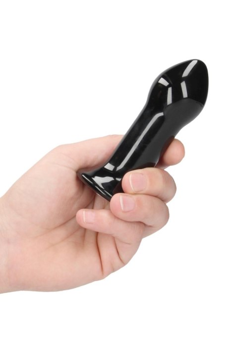 Szklany korek analny z przyssawką pilot 10 wibracj Szklany korek analny z przyssawką pilot 10 wibracj