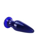 Szklany wibrujący korek analny sex buttplug 11cm