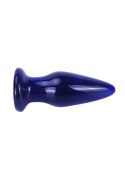 Szklany wibrujący korek analny sex buttplug 11cm