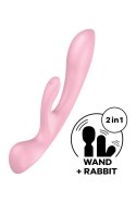 Wibrator króliczek masaż łechtaczki satisfyer róż