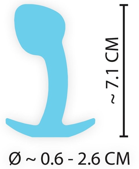 Mały korek plug analny mini zatyczka erotyczna 7cm Mały korek plug analny mini zatyczka erotyczna 7cm