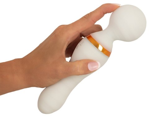 Podwójny masażer różdżka wibrator 19 cm 9 trybów Podwójny masażer różdżka wibrator 19 cm 9 trybów