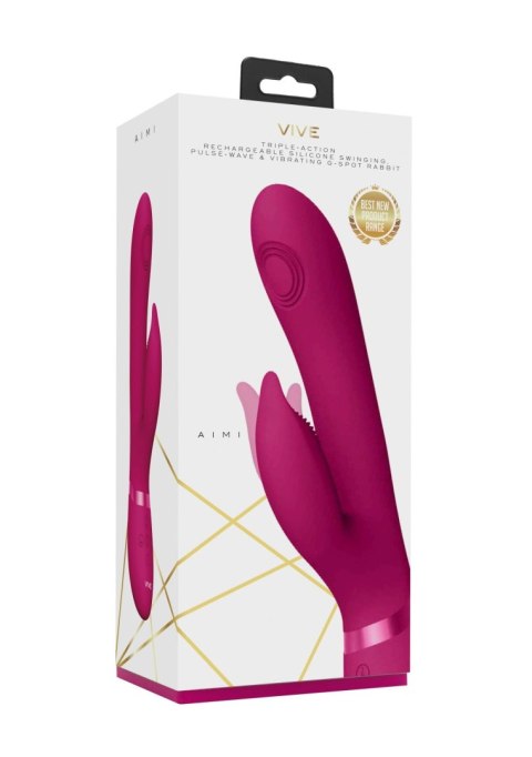 Wibrator króliczek masażer pulsacje 22cm 10trybów Wibrator króliczek masażer pulsacje 22cm 10trybów