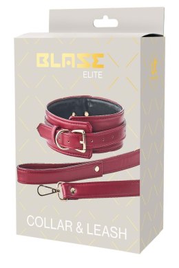 BLAZE ELITE COLLAR AND LEASH RED