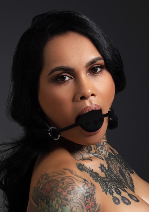 Silicone Ball Gag Black Silicone Ball Gag Black