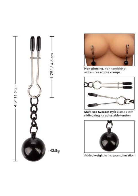 Weighted Tweezer NippleClamps Metal Weighted Tweezer NippleClamps Metal