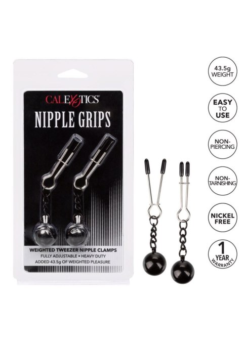 Weighted Tweezer NippleClamps Metal Weighted Tweezer NippleClamps Metal