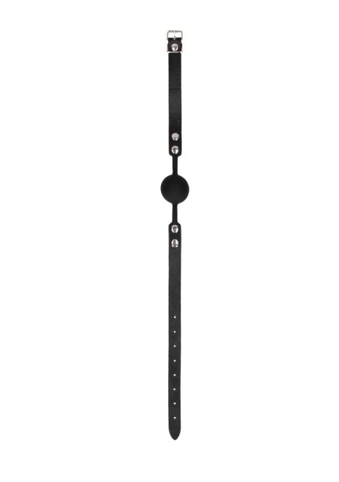 Silicone Ball Gag - with Adjustable Bonded Leather Straps Silicone Ball Gag - with Adjustable Bonded Leather Straps