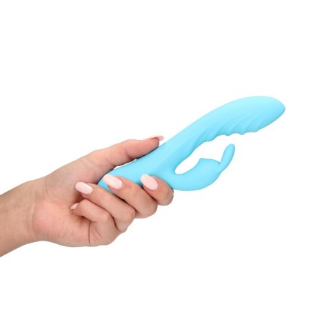 Gładki wibrator damski królik stymulacja łechtaczki i punktu G 21 cm Gładki wibrator damski królik stymulacja łechtaczki i punktu G 21 cm