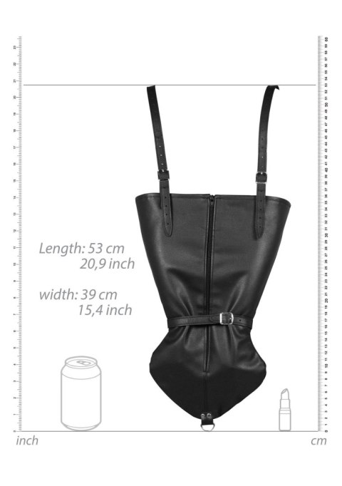 Kaftan do krępowania rąk z zamkiem uprząż kajdanki BDSM Kaftan do krępowania rąk z zamkiem uprząż kajdanki BDSM