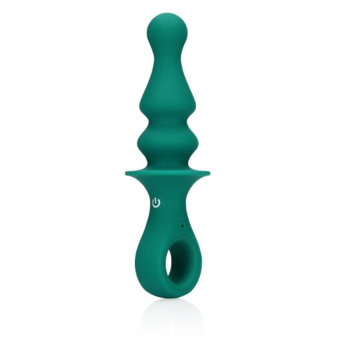 Korek wibrujący analny zatyczka z uchwytem gładki silikon 16,5cm USB Korek wibrujący analny zatyczka z uchwytem gładki silikon 16,5cm USB