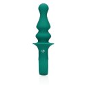 Korek wibrujący analny zatyczka z uchwytem gładki silikon 16,5cm USB