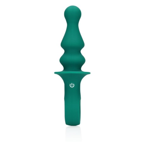 Korek wibrujący analny zatyczka z uchwytem gładki silikon 16,5cm USB Korek wibrujący analny zatyczka z uchwytem gładki silikon 16,5cm USB