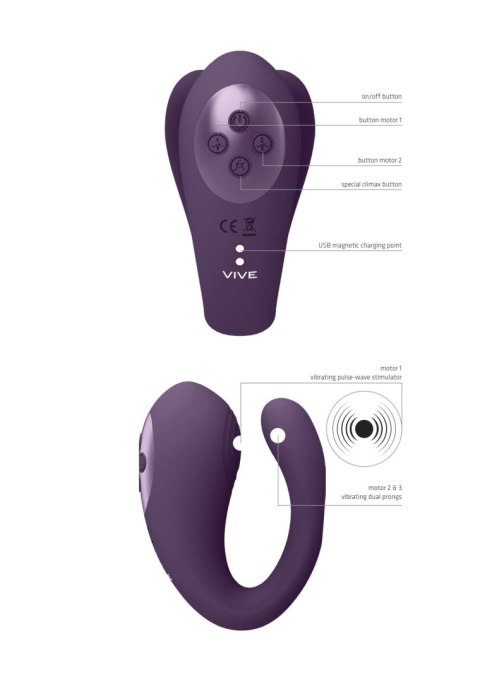 WIBRATOR DAMSKI DLA PAR DO POCHWY ŁECHTACZKI PULSUJĄCY 10 TRYB USB WIBRATOR DAMSKI DLA PAR DO POCHWY ŁECHTACZKI PULSUJĄCY 10 TRYB USB