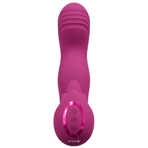 Wibrator damski 3 silikonowy z wibracjami i językiem punkt G 10 trybów Wibrator damski 3 silikonowy z wibracjami i językiem punkt G 10 trybów