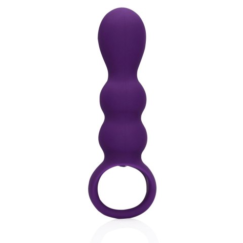 Wibrujący korek analny z uchwytem 10 trybów miękki silikon 16,5cm Wibrujący korek analny z uchwytem 10 trybów miękki silikon 16,5cm
