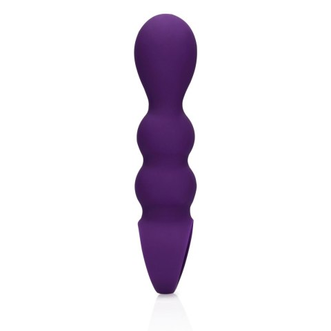 Wibrujący korek analny z uchwytem 10 trybów miękki silikon 16,5cm Wibrujący korek analny z uchwytem 10 trybów miękki silikon 16,5cm