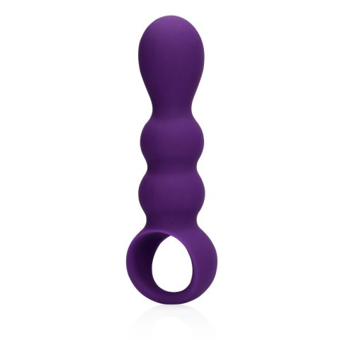 Wibrujący korek analny z uchwytem 10 trybów miękki silikon 16,5cm Wibrujący korek analny z uchwytem 10 trybów miękki silikon 16,5cm