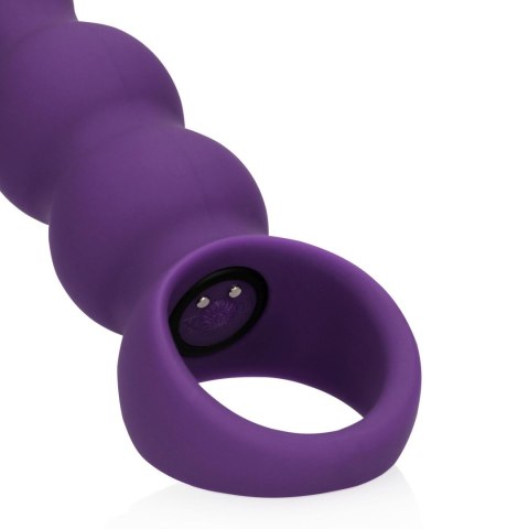 Wibrujący korek analny z uchwytem 10 trybów miękki silikon 16,5cm Wibrujący korek analny z uchwytem 10 trybów miękki silikon 16,5cm