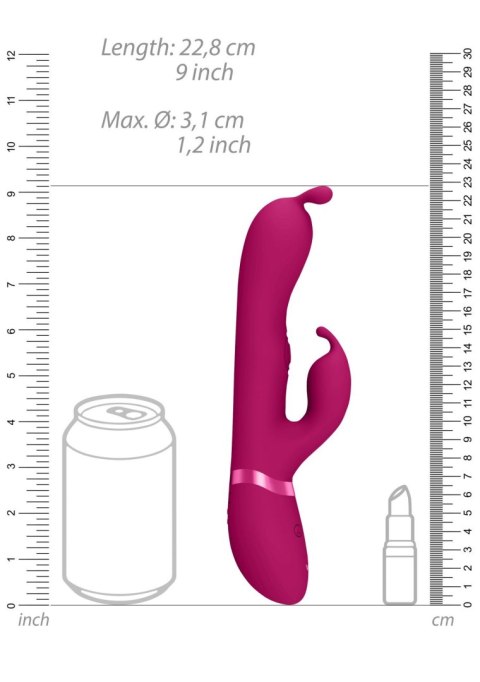 Gada - Vibrating Bunny Ear G-Spot Rabbit with Pulse Wave Shaft Gada - Vibrating Bunny Ear G-Spot Rabbit with Pulse Wave Shaft