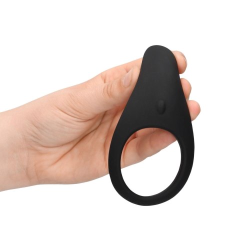 Pointed Vibrating Cock Ring - Licorice Black Pointed Vibrating Cock Ring - Licorice Black