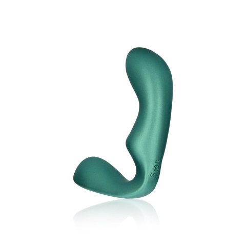 Pointed Vibrating Prostate Massager with Remote Control - Metallic Green Pointed Vibrating Prostate Massager with Remote Control - Metallic Green