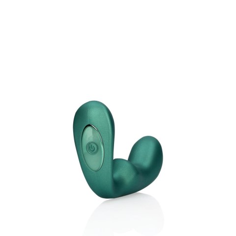 Pointed Vibrating Prostate Massager with Remote Control - Metallic Green Pointed Vibrating Prostate Massager with Remote Control - Metallic Green