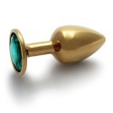 Round Gem Butt Plug - Small